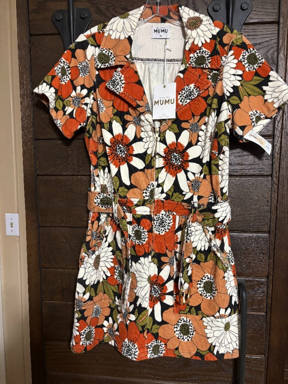 Show Me Your Mumu Outlaw Dress - Hutton Floral Corduroy